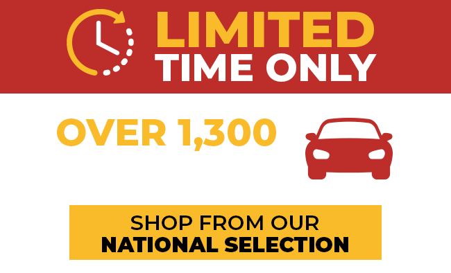 limited time only used car sales event