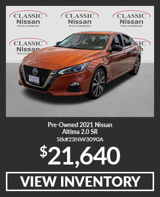 Pre-Owned 2021 Nissan Altima 2.0 SR