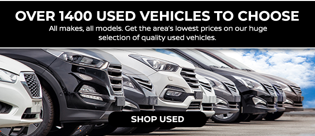 over 1400 used vehicles to choose