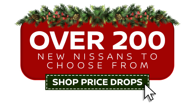 over 200 new Nissans to choose from