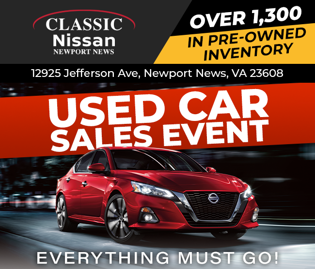 Classic Nissan Newport News Over 1,300 in Pre-Owned inventory