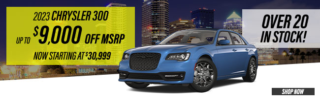 2023 Chrysler 300 is here in stock