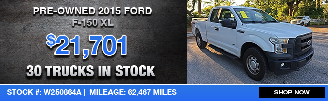 Special Pre-Owned 2015 Ford F-150 XL