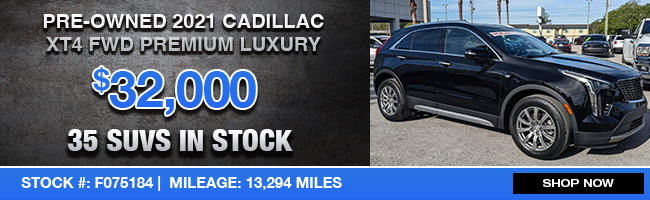 Special Pre-Owned 2021 Cadillac XT4 FWD Pewmium Luxury