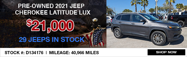 Special Pre-Owned 2021 Jeep Cherokee