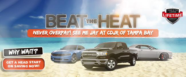 Shortcut to Summer savings - never overpay see me Jay at CDJR of Tampa Bay