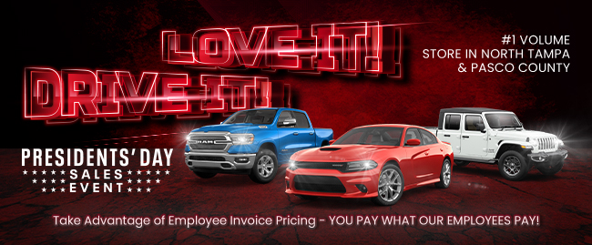 Love it - drive it - presidents day sales event