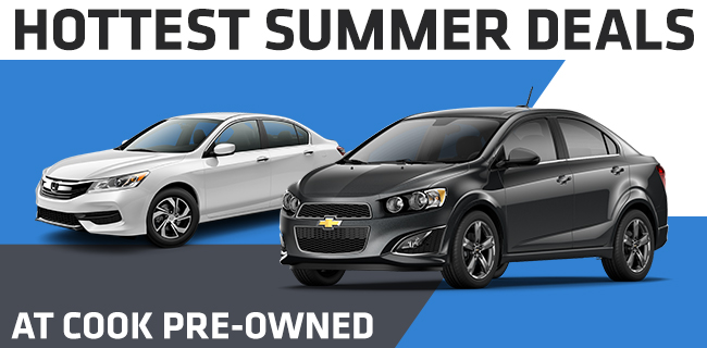 Hottest Summer Deals At Cook Pre-Owned