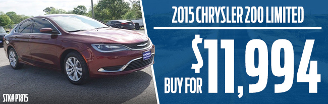 2015	Chrysler 200 Limited