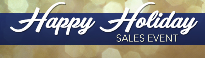 Happy Holiday Sales Event Header