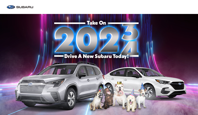take on 2024, drive a new Subaru today!
