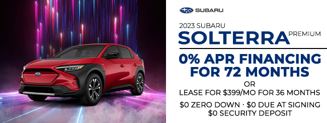 2023 Subaru Solterra APR special