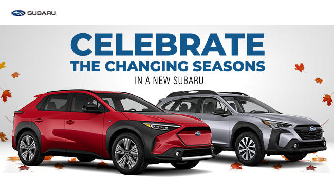 Celebrate the changing seasons in a new Subaru