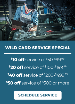 wild card service special with various tiers of discounts