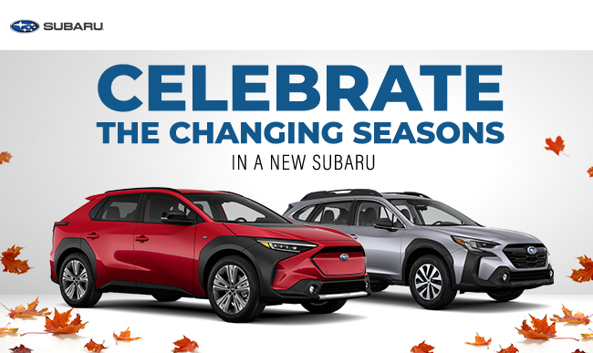 Celebrate the changing seasons in a New Subaru