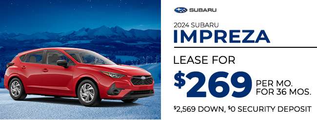 2024 Subaru Impreza Lease Special