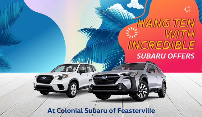 Hang ten with incredible Subaru offers