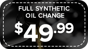 full synthetic oil change, up to 5 quarts