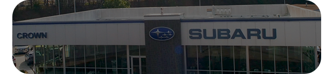 front of Crown Subaru dealership