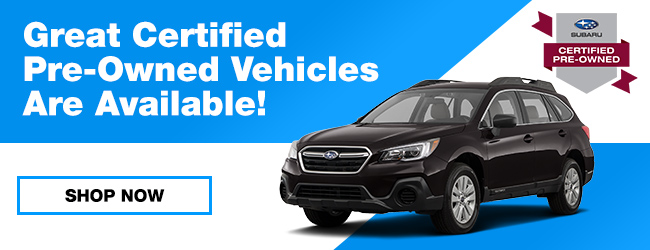 Great Certified Pre-Owned Vehicles Are Available!