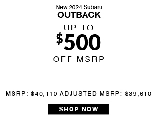 Subaru Outback offer