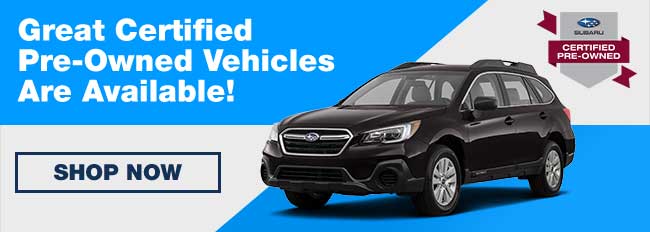Great Certified Pre-Owned Vehicles Are Available