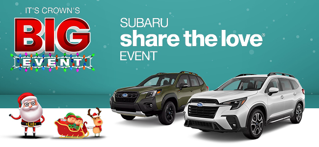 Its Crowns big event - Subaru share the love event