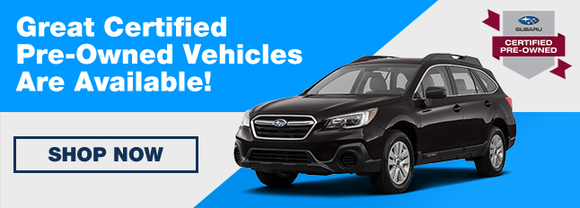 Great Certified Pre-Owned Vehicles Are Available