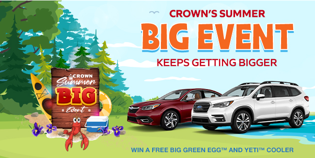 promotional offer from Crown Subaru