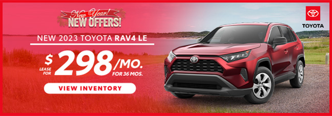 New 2023 Toyota RAV4 LE