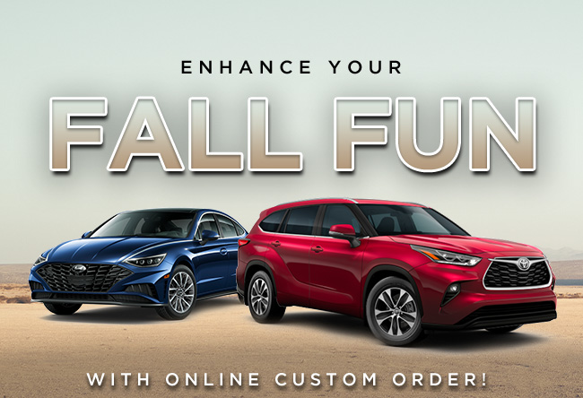 Our Fall Deals are already here - with online custom order