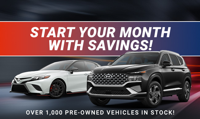 start your month with savings!