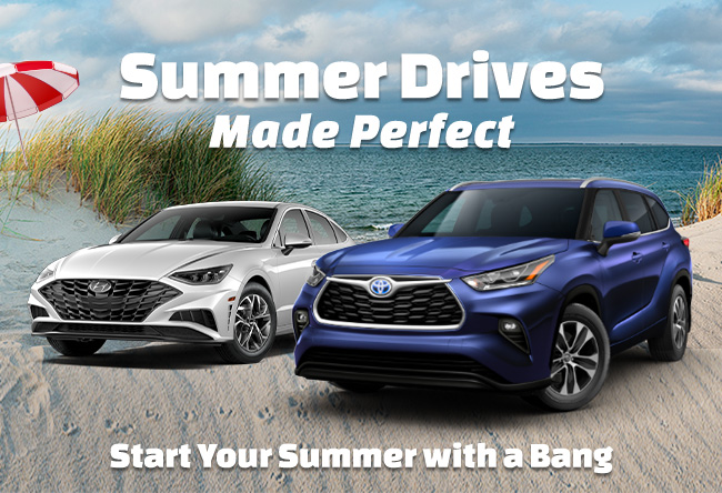 summer drives made perfect. start your summer with a bang.