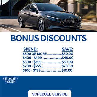 Bonus Discounts Spend and save