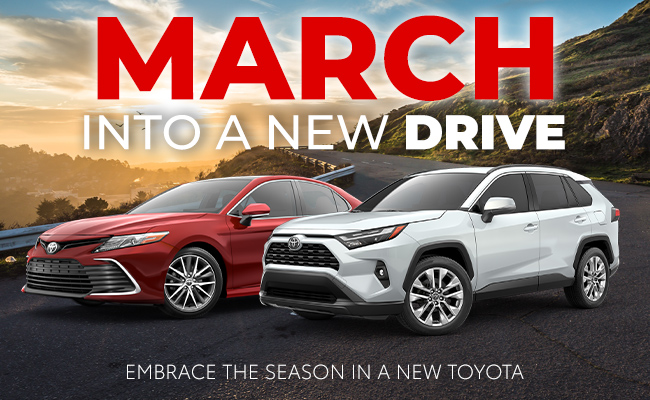 March into a new drive - Embrace the season in a new Toyota