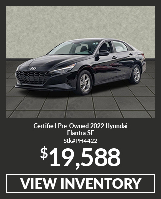 Certified Pre-Owned 2022 Hyundai Elantra SE