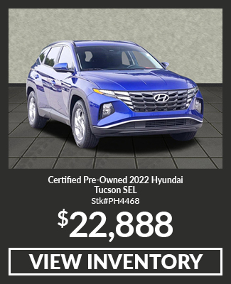 Certified Pre-Owned 2022 Hyundai Tucson SEL