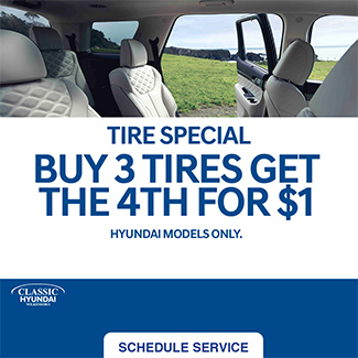 Buy 3 tires get 4th for $1