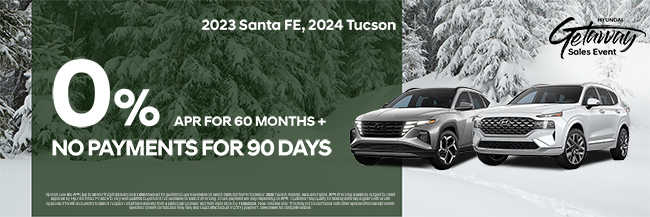 2023 Hyundai Santa FE, 2024 Hyundai Tucson