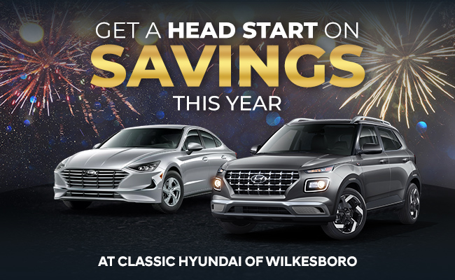 Year End Savings are happening now - at Classic Hyundai of Wilkesboro