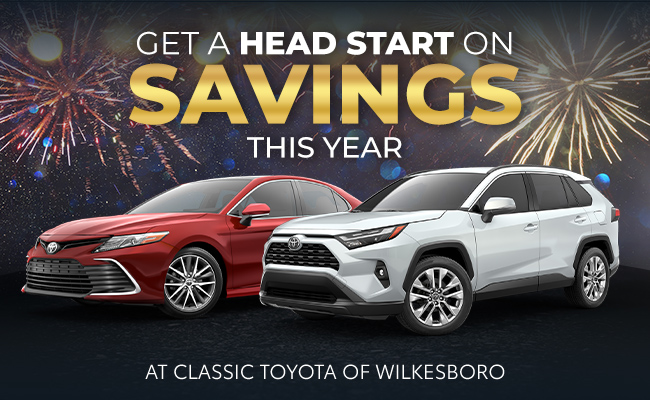 Year end savings are happening now - At Classic Toyota of Wilkesboro