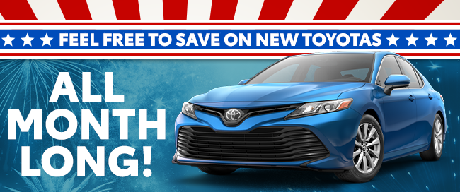 Feel Free To Save On New Toyotas