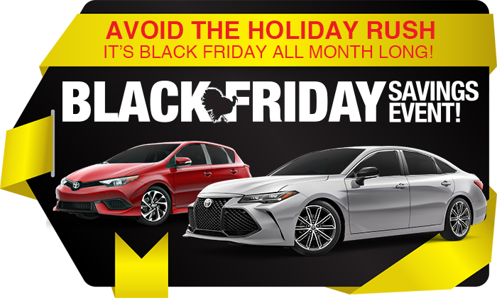 Avoid The Holiday Rush! It’s Black Friday All Month Long!