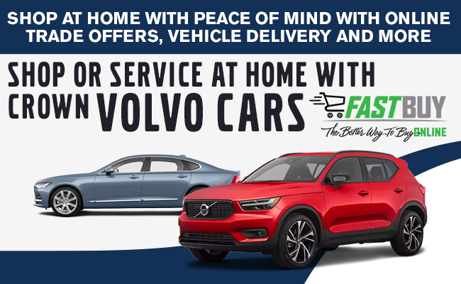Shop or service at home with crown volvo cars