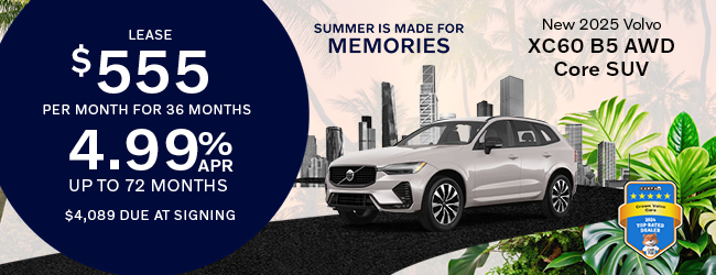 Summer Memories XC60 Sales Event