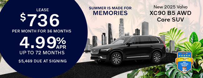 Summer Memories XC90 Sales Event