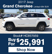 2017 Jeep Grand Cherokee Limited 4X4 SUV