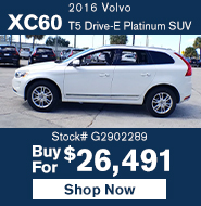 2016 Volvo XC60 T5 Drive-E Platinum SUV