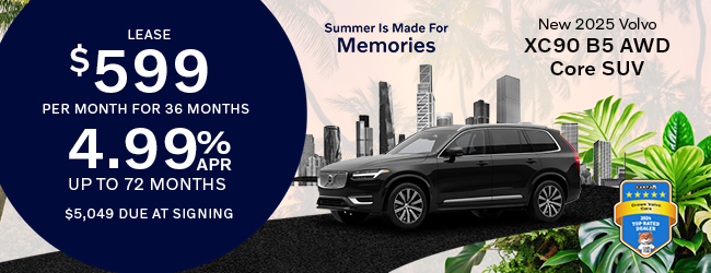 Summer Memories XC90 Sales Event