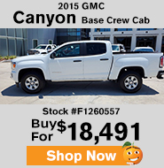 2015 GMC Canyon Base Truck Crew Cab